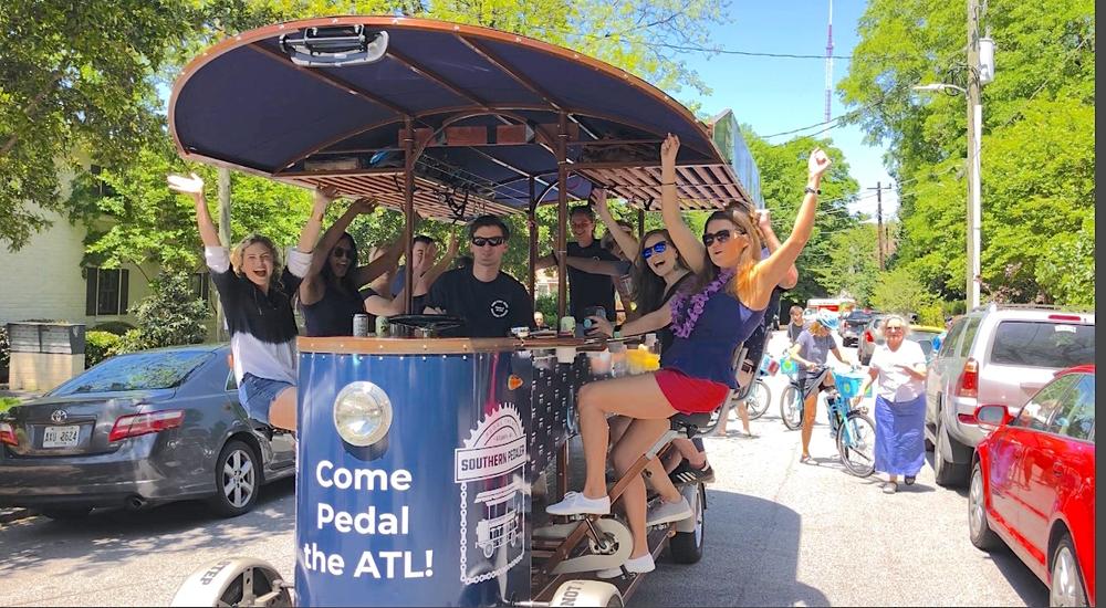 Southern Pedaler organizes city bike tours and pub crawls around Atlanta.