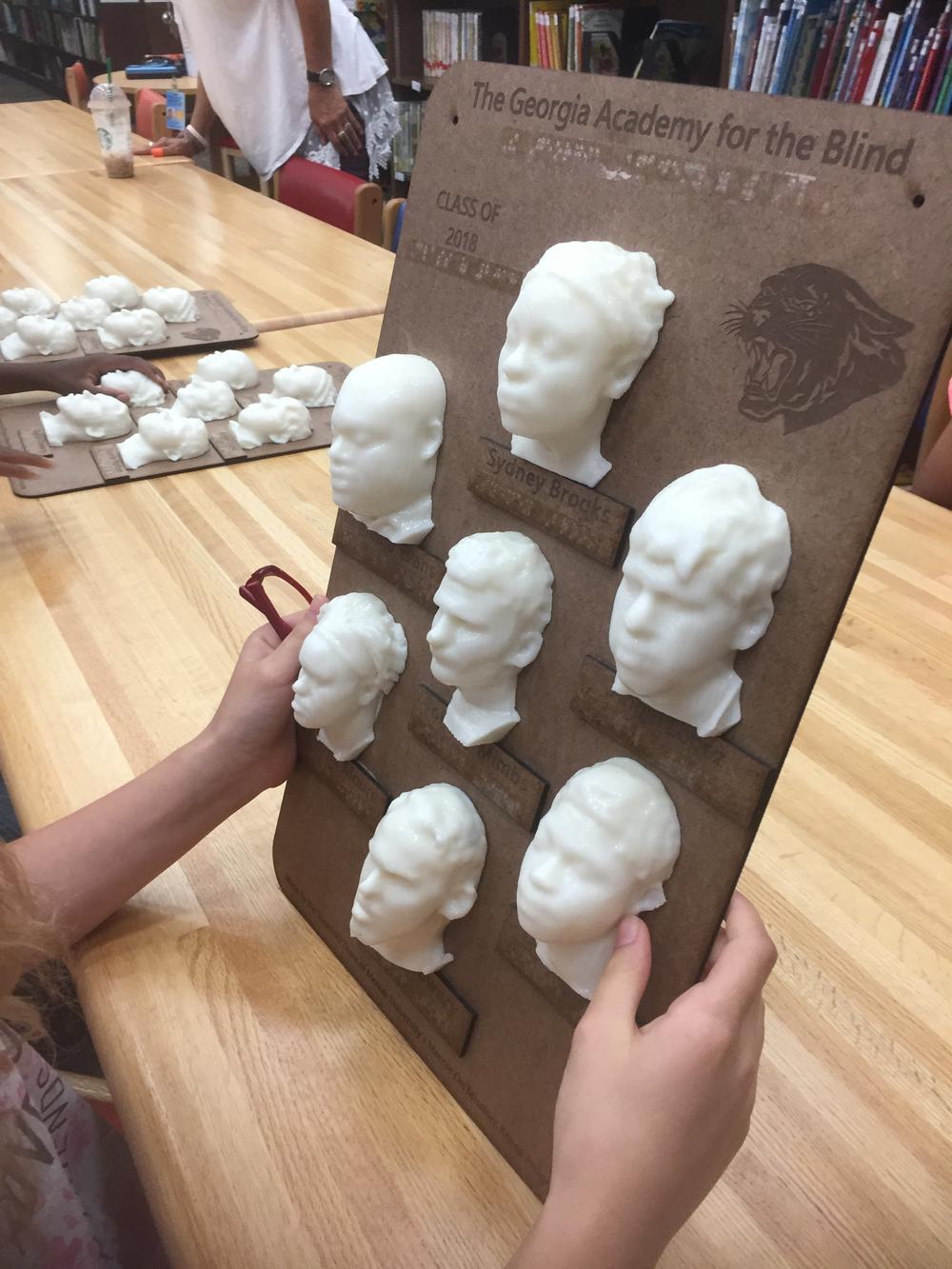 A 3D yearbook allows students at the Georgia Academy for the Blind in Macon to experience a rite of passage.
