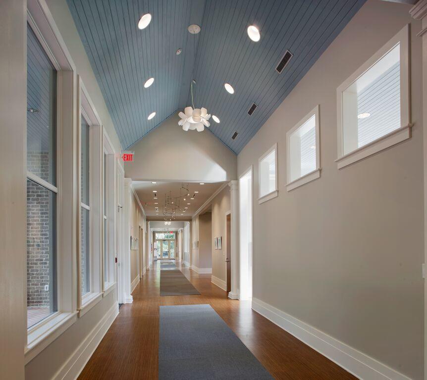 Interior hallway of the Edel Institute