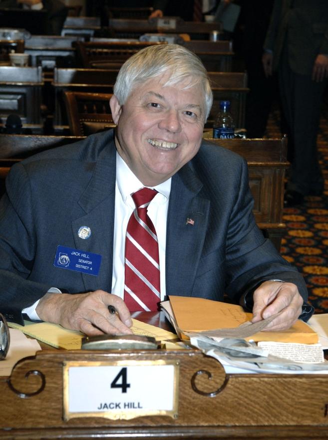 State Sen. Jack Hill (R-Reidsville) has died, according to Lt. Gov. Geoff Duncan