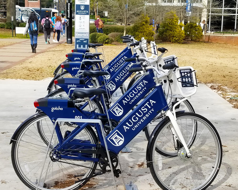 JAGRide Kiosk On Augusta University Summerville Campus