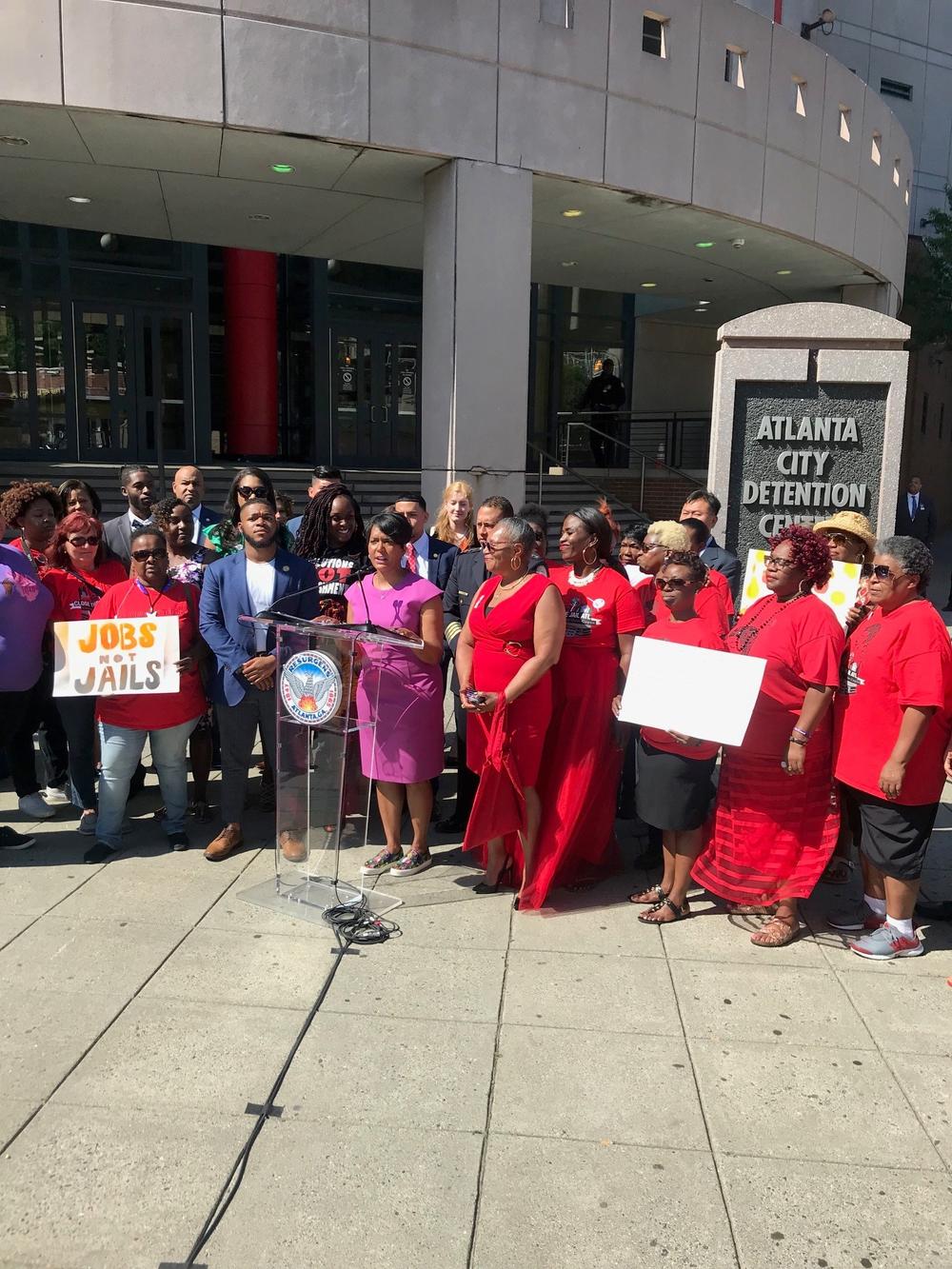 Atlanta Mayor Keisha Lance Bottoms signs legislation forming a task force to close and repurpose the city jail.