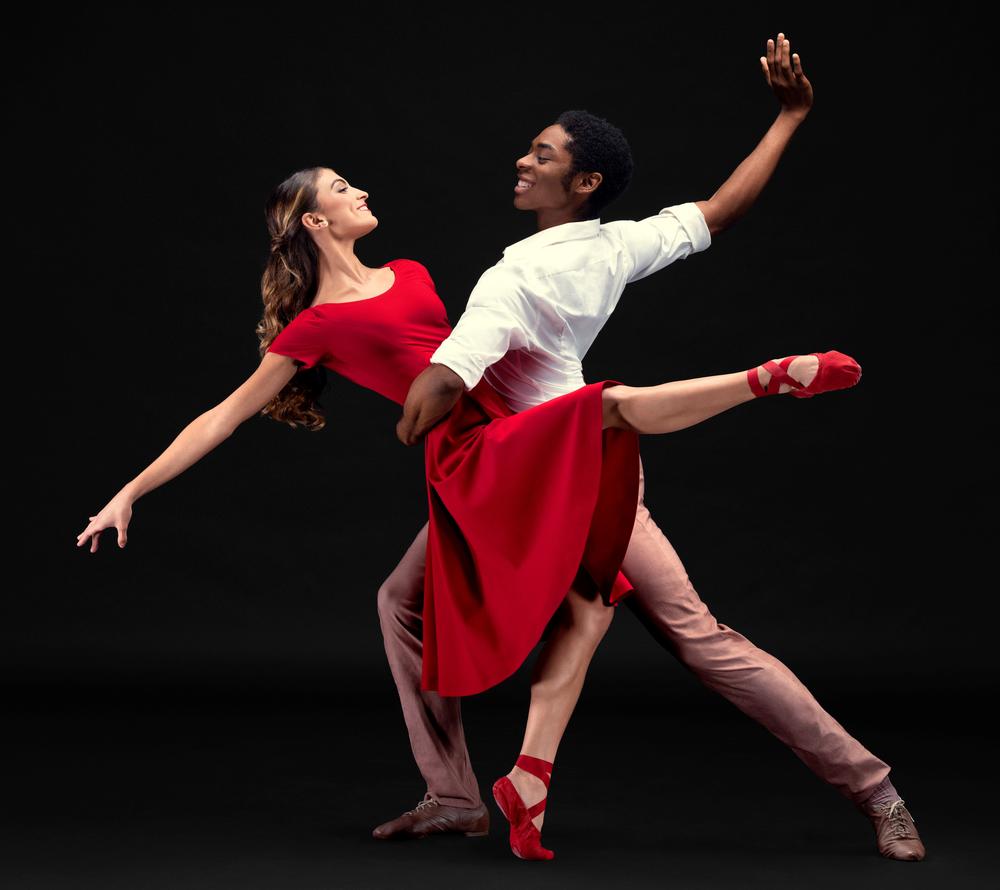 Juliana Missano and Jonathan Philbert, in "Heart/Beat: Gospel, Brubeck and Rhythms of the City." 