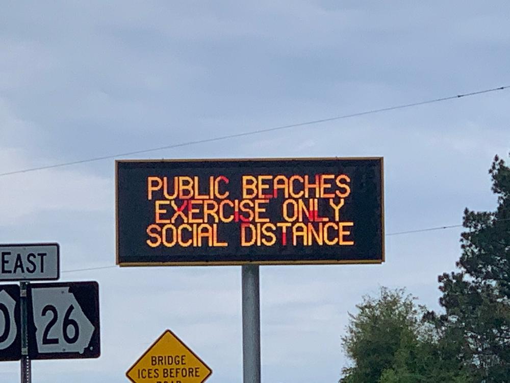 Georgia's beaches are reopened under a statewide order from Gov. Brian Kemp.
