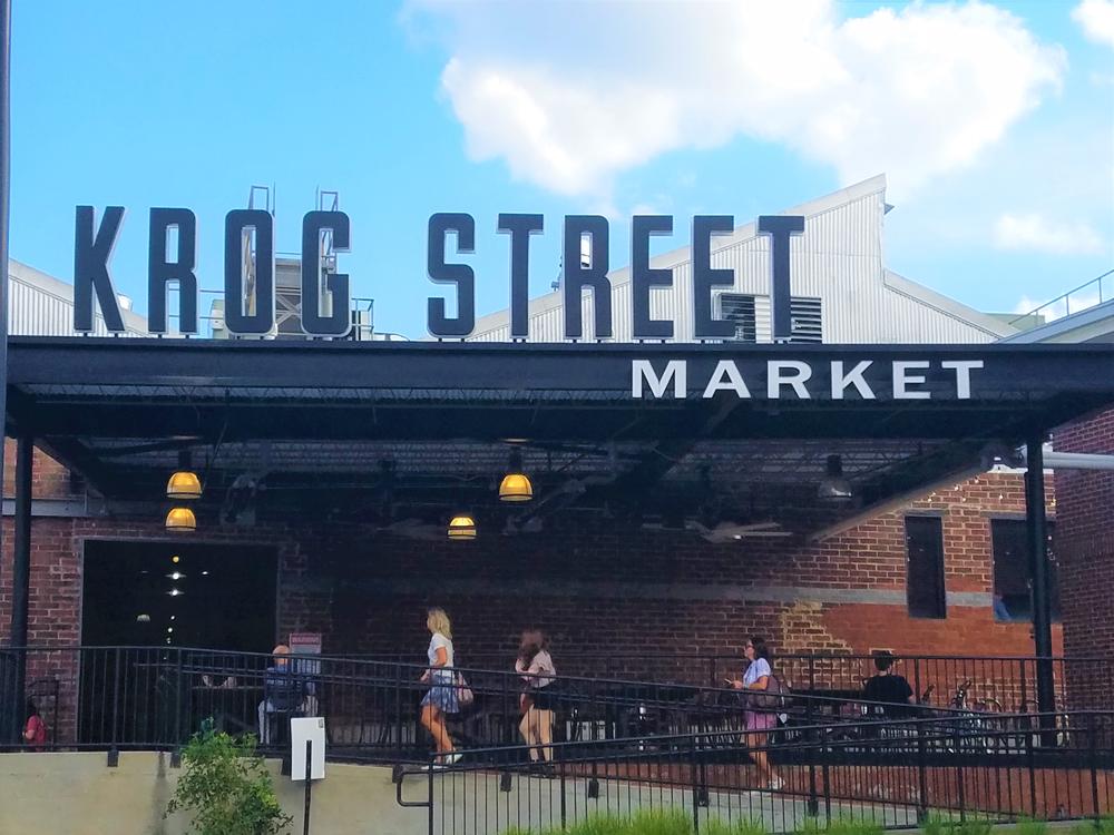 The entrance to Krog Street Market