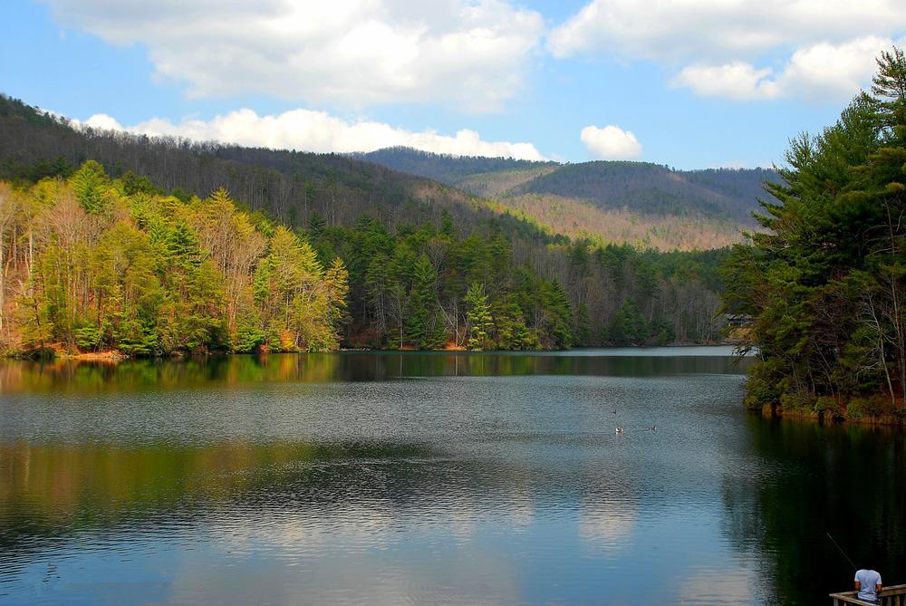 Lake at Helen in North Georgia
