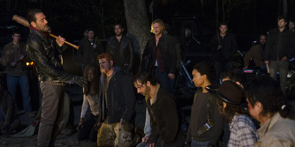 Actor Jeffrey Dean Morgan as Negan in 