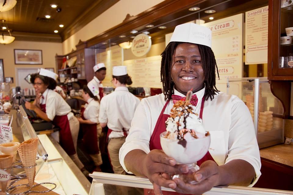 Leopold's Ice Cream will celebrate their 100th birthday with a block party on Saturday. 