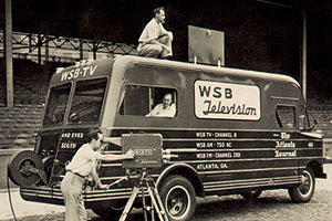 WSB-TV crews operated the first television mobile unit in the state.