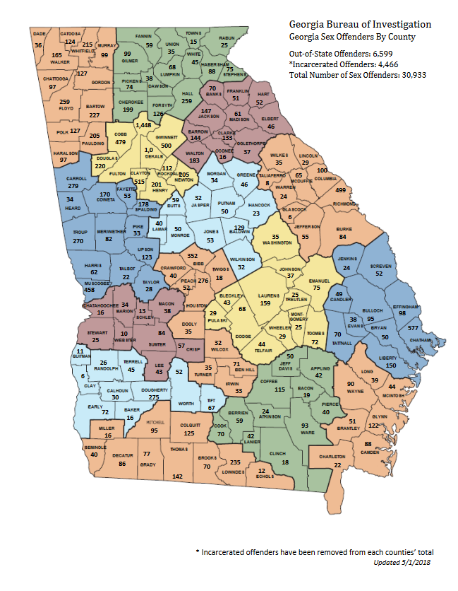 Georgia To Lose 250000 In Grants Due To Issues With Sex Offender Registry Georgia Public 