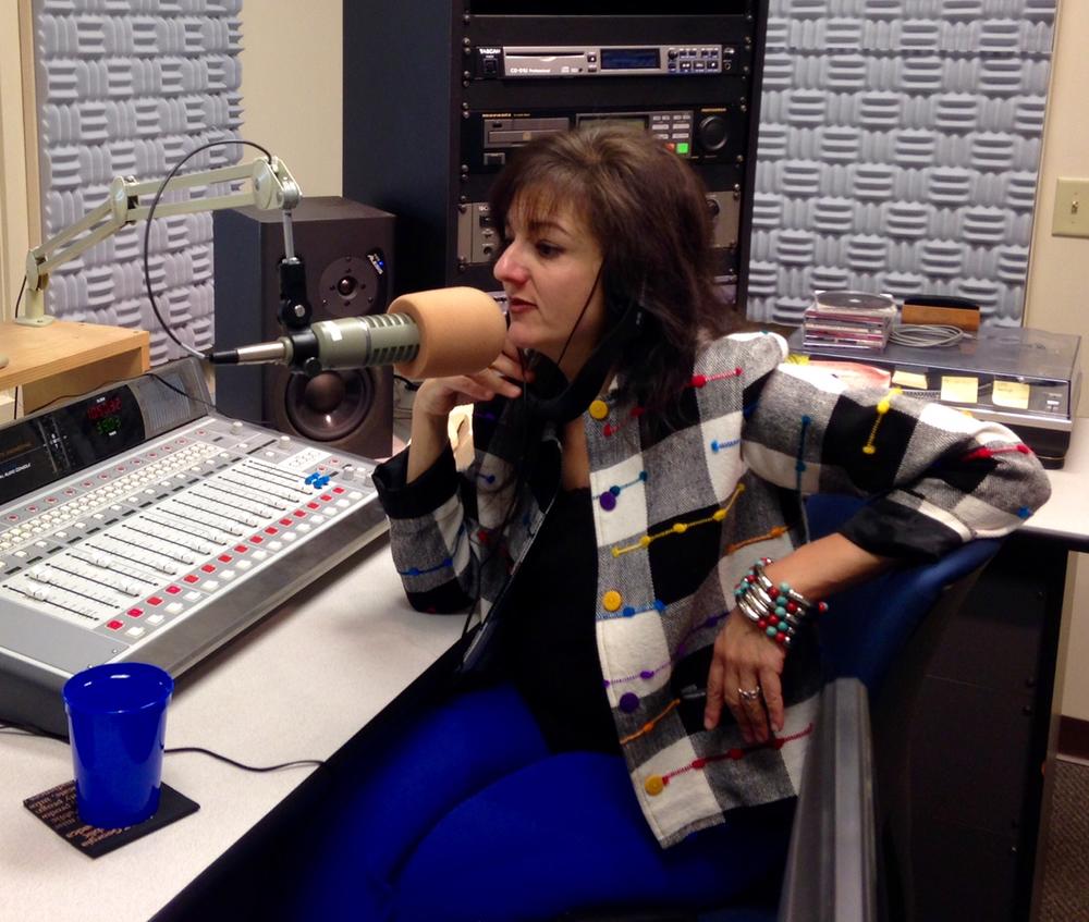 Soprano singer Maria Zouves in our GPB Savannah studio.