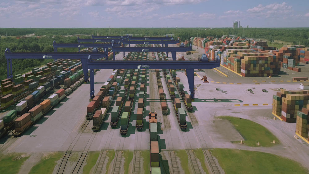 By 2020, the Port of Savannah plans to complete a train hub that will allow it to transport cargo on the Mason Mega Rail.