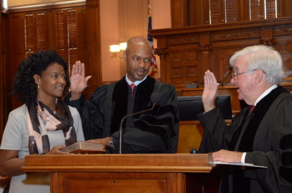 Harold Melton is sworn in as Georgia's new Chief Justice. 