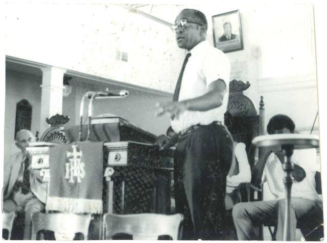 W. W. Law speaking at a church meeting, circa 1960s. 