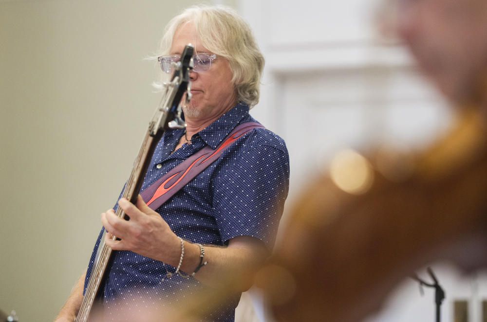 Former R.E.M. bassist Mike Mills.