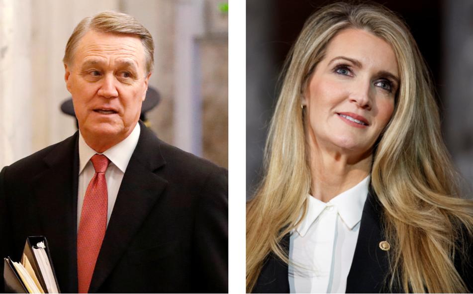 U.S. Sens. David Perdue and Kelly Loeffler, both Republicans from Georgia.