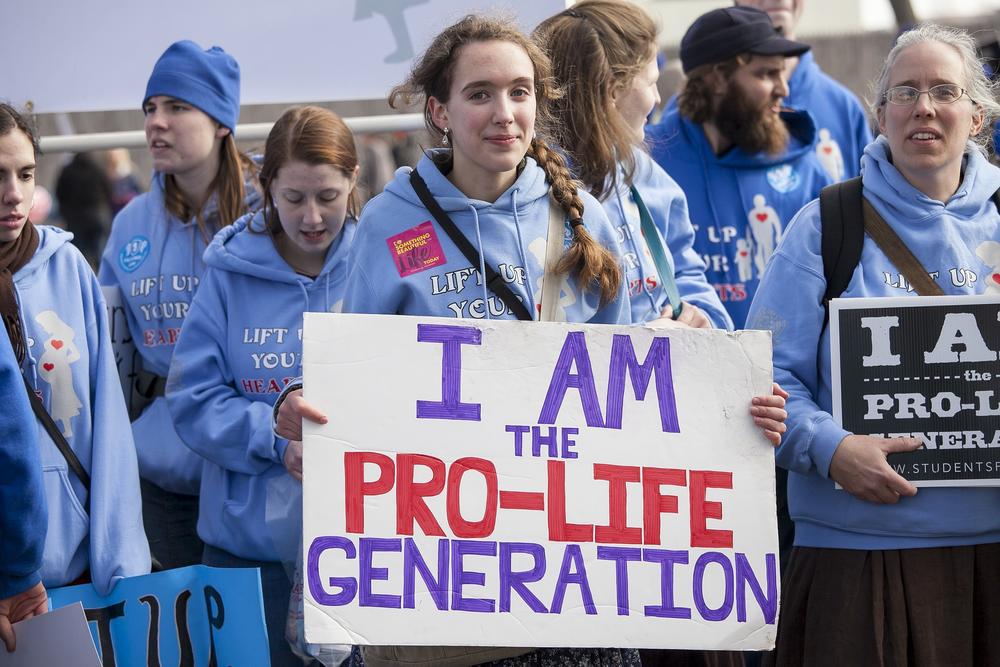 An anti-abortion rally in Washington, D.C. on Jan. 22, 2015.