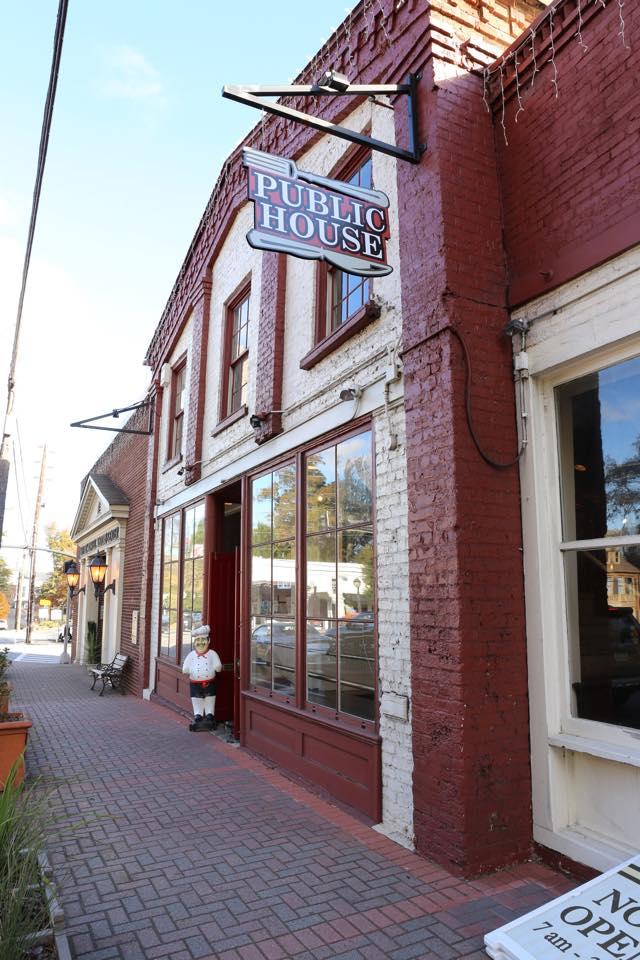 The now-closed Public House in downtown Roswell was a commissary during the Civil War where the ghosts of forbidden lovers are said to still dance in the windows.
