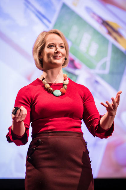 GPB's Rickey Bevington delivers a talk on the future of news at TEDxPeachtree October 6, 2017.