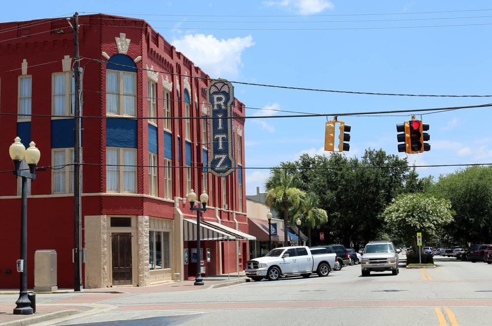 The Ritz Theatre in downtown Brunswick, Georgia.