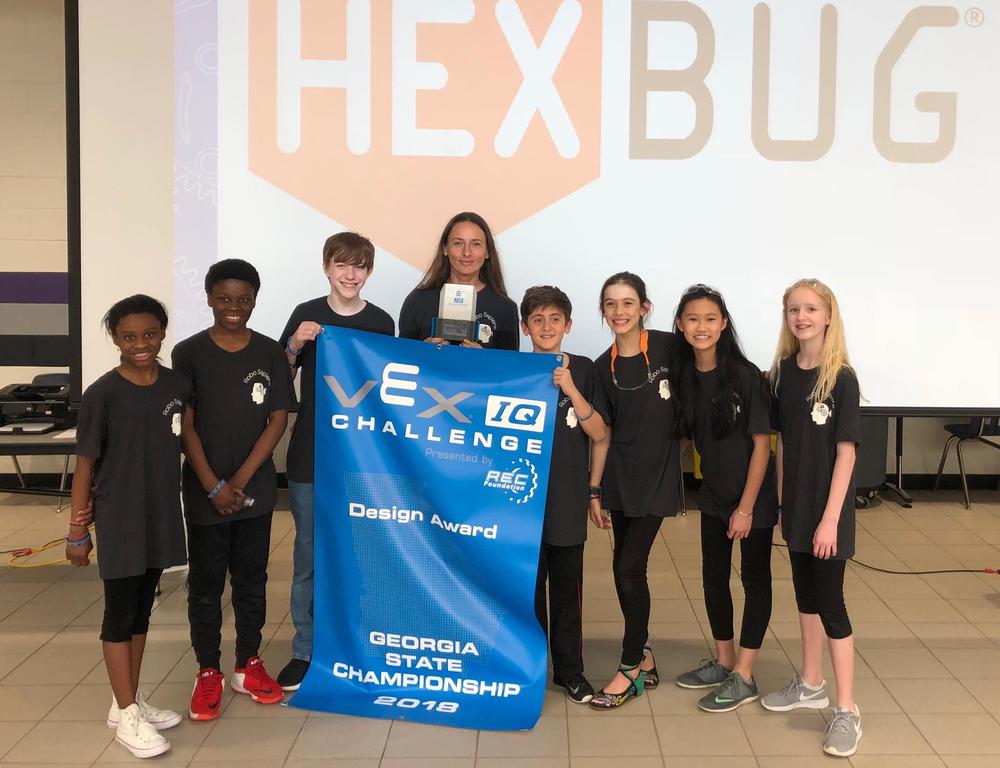 Middle school students from Dacula, Georgia, hope to bring home another win from the  2018 VEX Robotics World Championship.