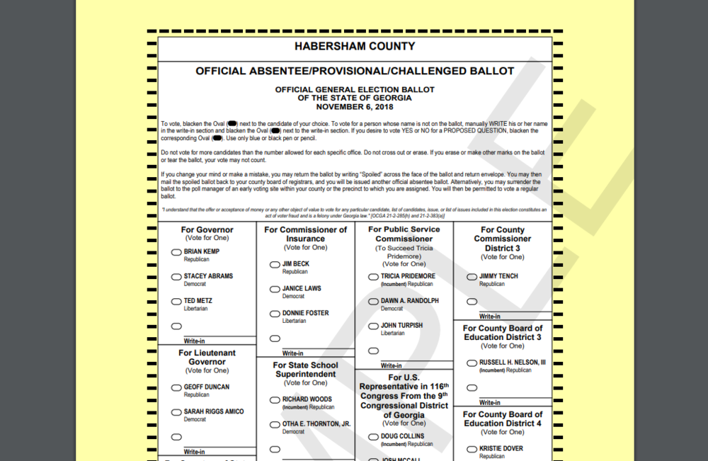 2024 Voting Ballot Andra Blanche
