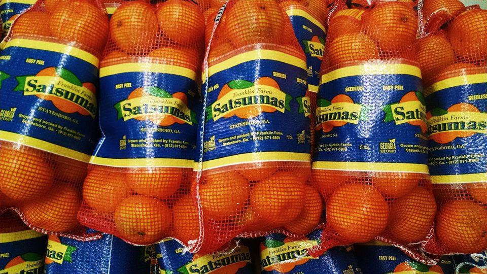 Satsuma oranges ready for sale from Franklin's Farms in Statesboro