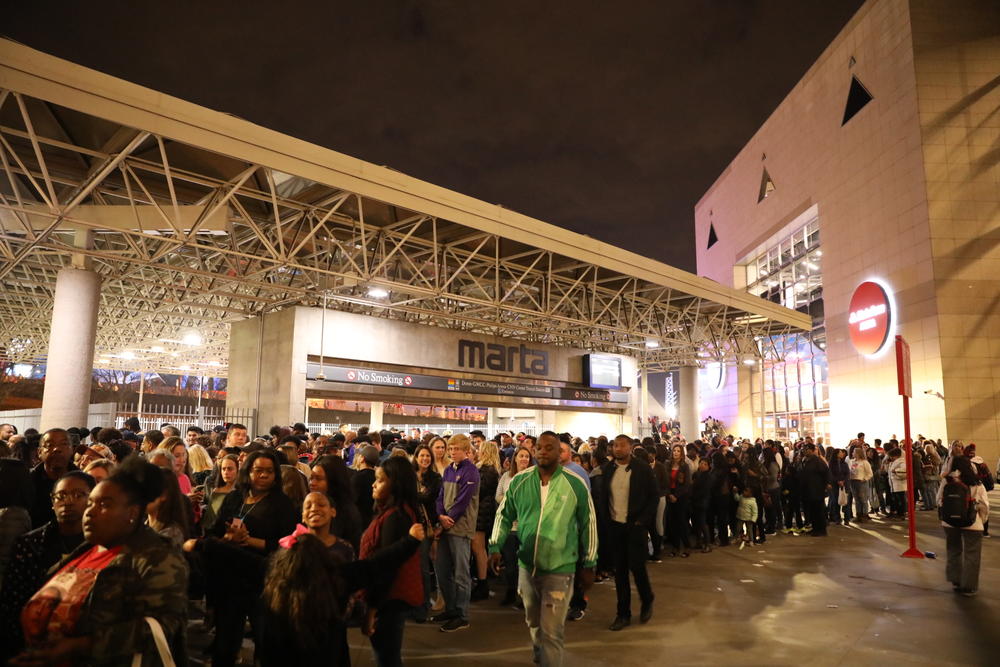 More than 500,000 people took MARTA over Super Bowl weekend as many riders were encouraged to use the transit service to get downtown. 