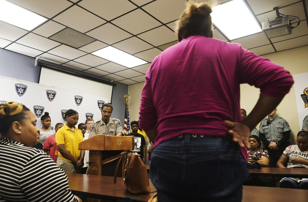 Parents reel off a litany of reasons why they want their kids to spend a day in the county jail before turning them over to jail guards. 