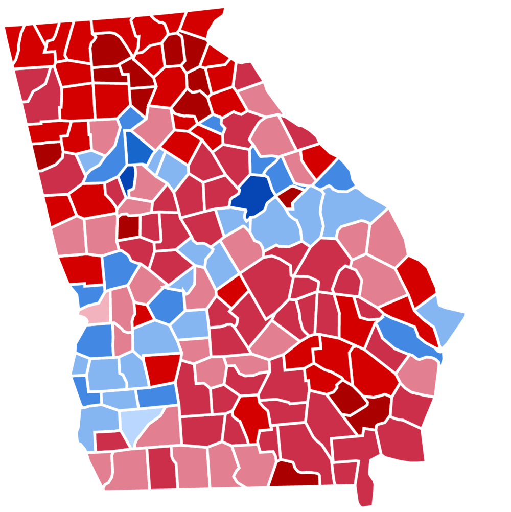 Results of the United States presidential election in Georgia, 2012.