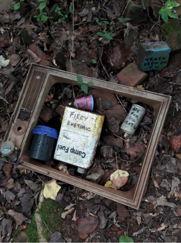 Trash-to-Treasure art of the Doll's Head Trail