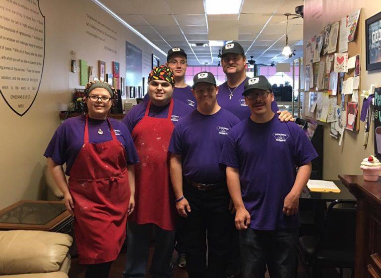 Adults with disabilities staff Special Kneads and Treats bakery in Lawrenceville, Georgia.