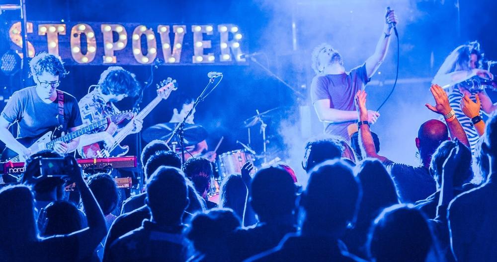 The band Ra Ra Riot at the opening night event of the 2016 Stopover Music Festival.