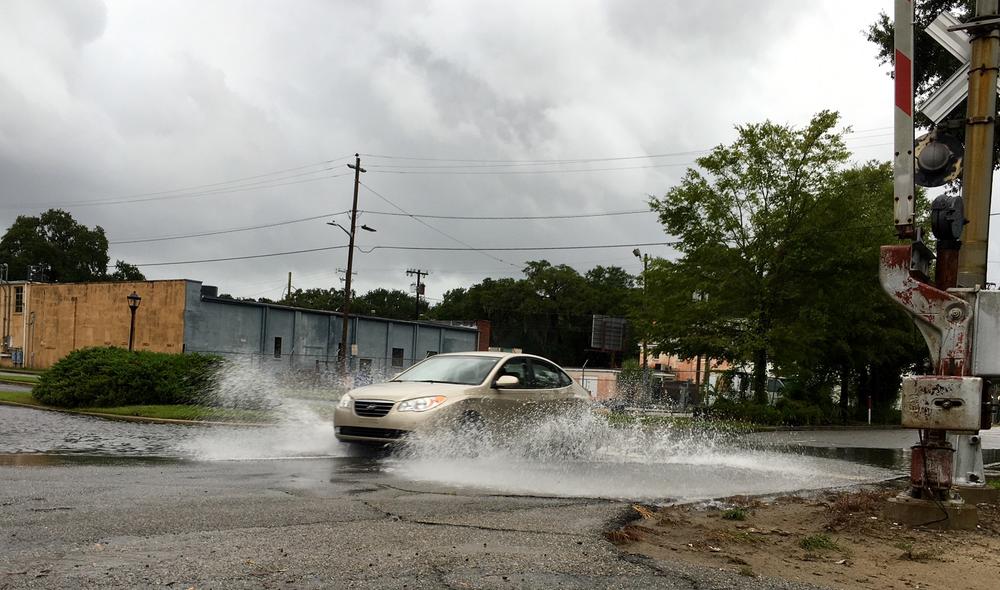 Savannah streets flood after ongoing heavy rains from Tropical Storm Hermine.