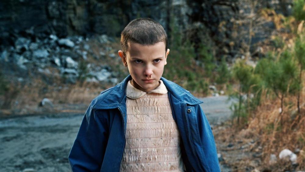 'Stranger Things' star Millie Bobby Brown during the first season of the show. The second season of the popular Netflix show is currently under production in Atlanta.