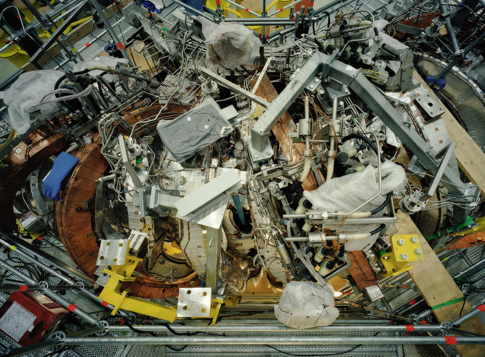 Thomas Struth (German, born 1954), Stellarator Wendelstein 7-x Detail, Max Planck IPP, Grelfswald, 2009, chromogenic print, 62.5 x 81.9 inches.
