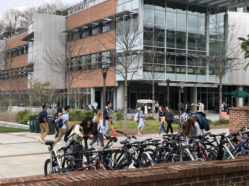 Students on Georgia Tech's campus will take classes remotely following spring break.