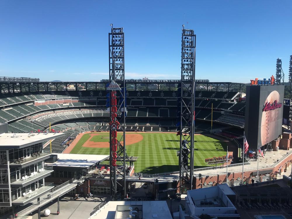 SunTrust Park, home of the Atlanta Braves.