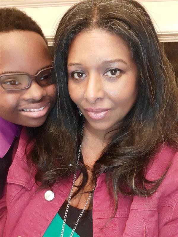 Alysa Armstrong-Gibbs with her son Kashiim.