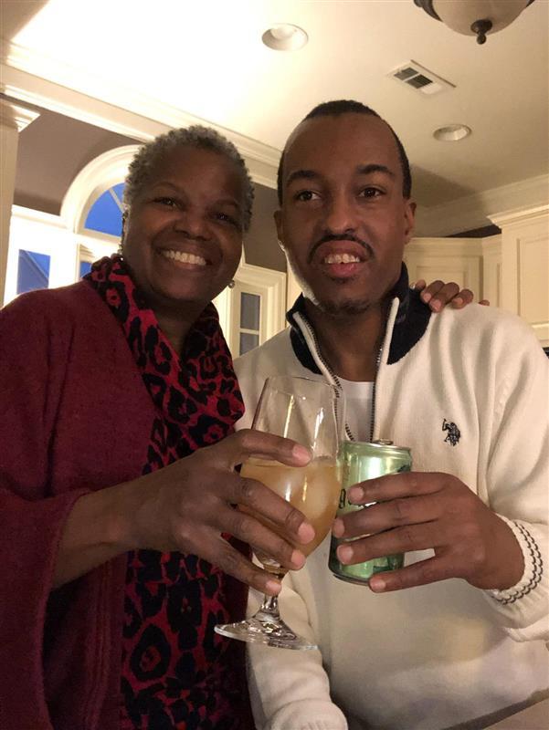 Carla Griffin and her son John.