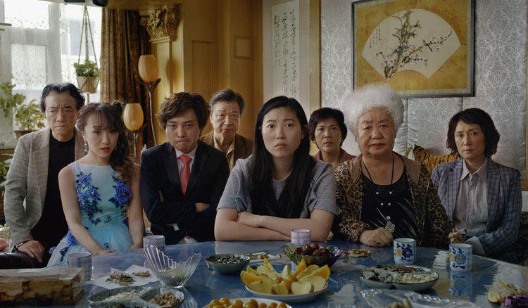 Awkwafina, center, stars in Lulu Wang's "The Farewell" 