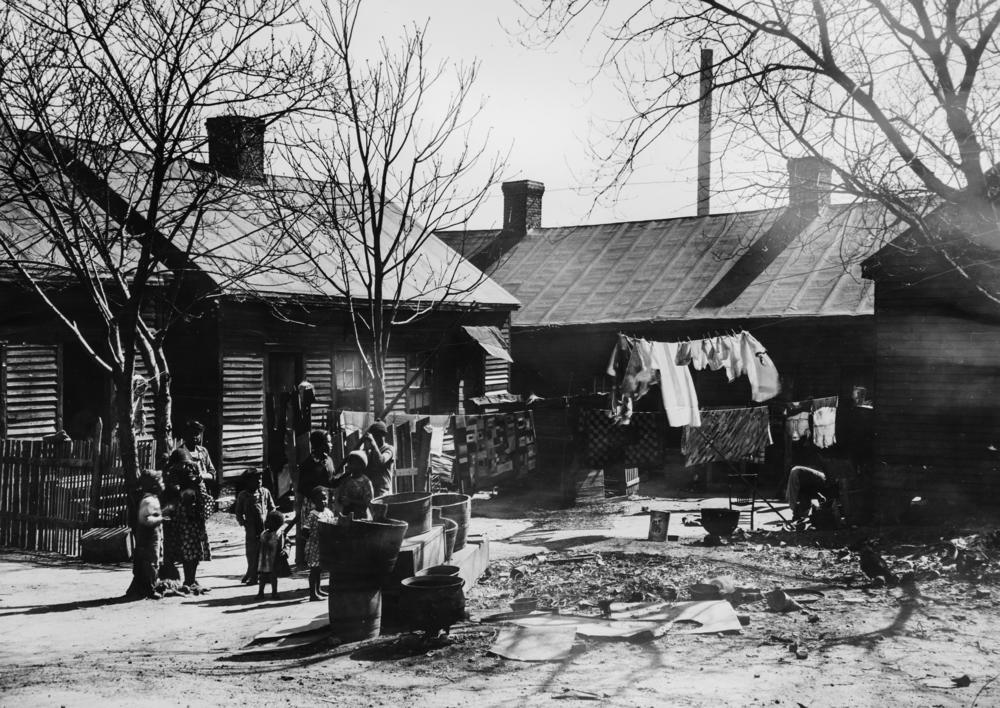 A historic photo of the area where Tindall Heights now stands, sometime before the construction of the projects in 1940. 