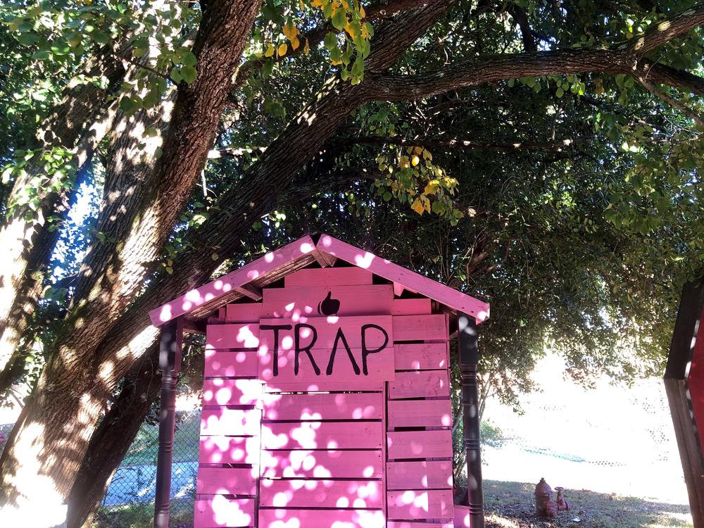 The Haunted Pink Traphouse located in Newnan, Ga.