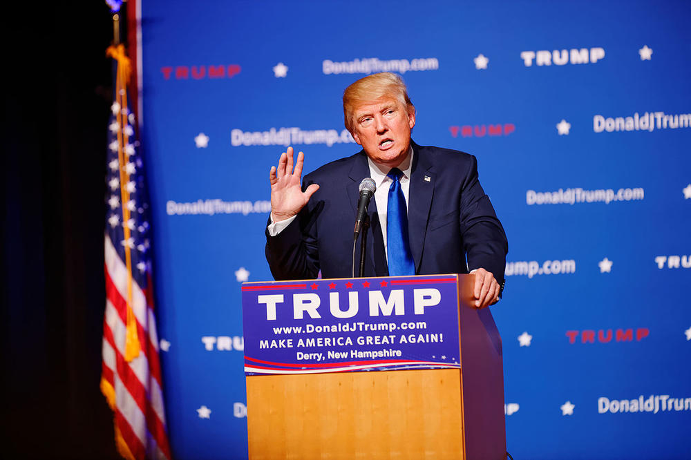 GOP presidential candidate Donald Trump