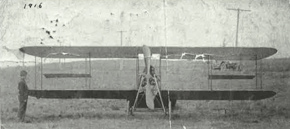1916 Epps X Biplane. 