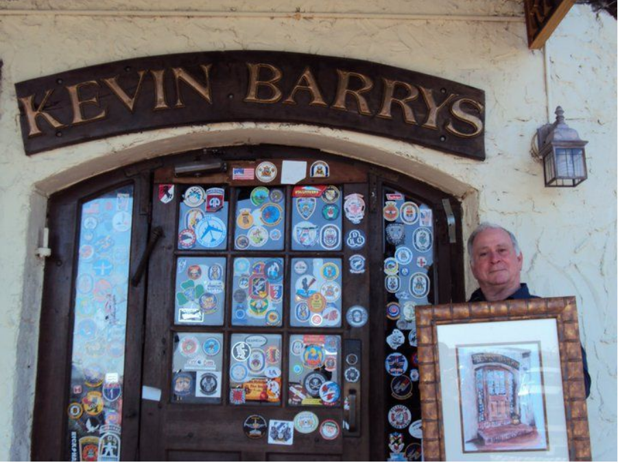 Vic Power stands in front of Kevin Barry's Pub. A spokesman for the pub's owner, Vic Power, said in a Facebook post that Power's plans to retire when his leave expires at the end of December.