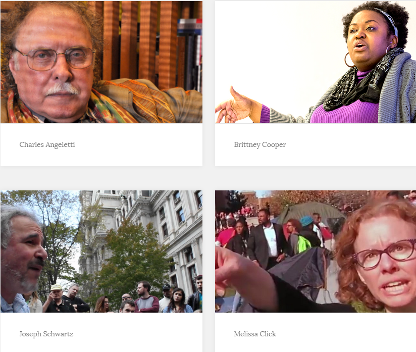 A screenshot from Turning Point USA's Professor Watchlist, which features college professors from across the country who 