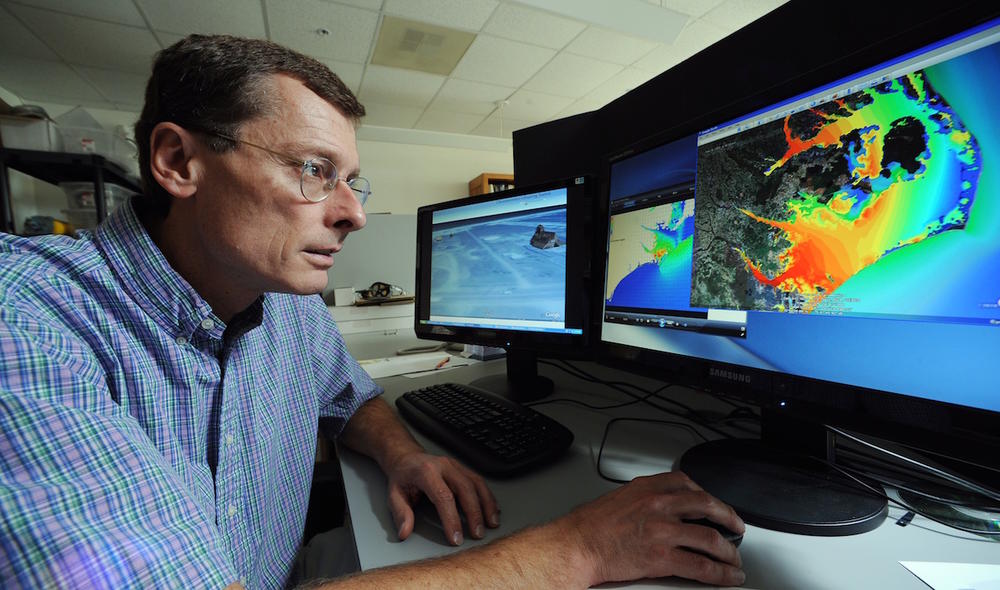 Dr. Rick Leuttich, director of Marine Sciences at the University of North Carolina Chapel Hill, is an expert in storm surge.