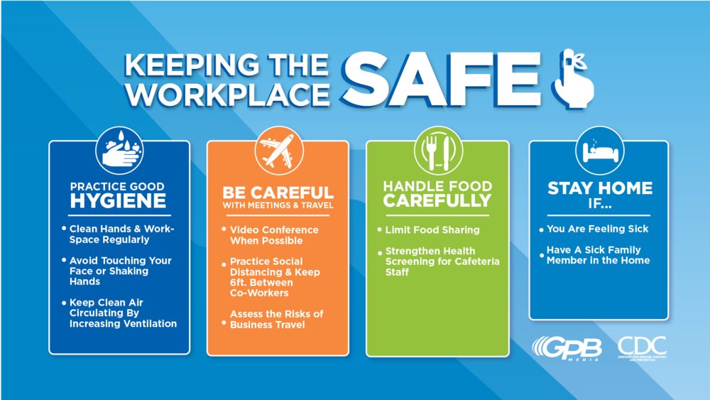 How To Keep The Workplace Safe Amid The Coronavirus | Georgia Public  Broadcasting