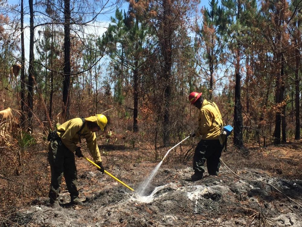 The team fighting the blaze near the Georgia-Florida state line that burned nearly 240 square miles since April now considers the fire 90-percent contained.